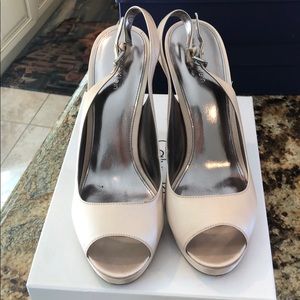 Calvin Klein Karissa Satin E3196 Pale Pink Pumps